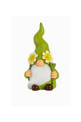 Cute Solar Garden Gnome Light Decoration, One Colour Selected At Random LED Waterproof Resin Statue Outdoor Decor Multi-Colour Garden Balcony Decoration