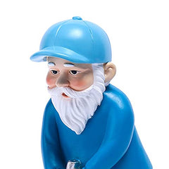 Golfing Gnomes Statue Resin Garden Gnomes Statue Funny Outdoor Gnomes Figurine Patio Yard Spring Decorations