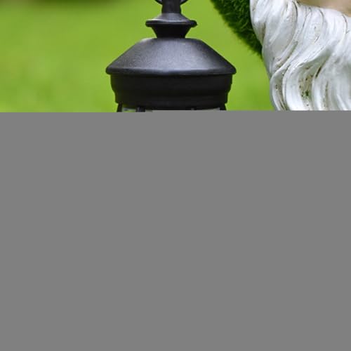 Solar Gnomes Decor, Garden Lantern Statue, Outdoor Yard Sculpture, Weather-Resistant Build, Automatic Light Sensor, Perfect for Home Gardens, Kids' Spaces, Friendly Presents, 6.3x3.15x0.98 inches