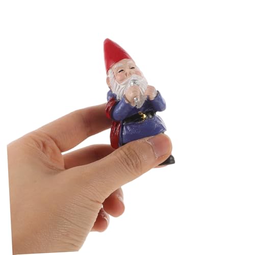 Ciieeo 4pcs Miniature Gnome Music Band Sculpture Set Creative Desktop Gnome Dolls for Home Decor Christmas Style Garden Ornaments for Outdoor Patio and Decoration