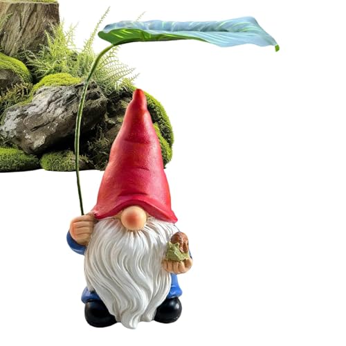 Outdoor Gnomes | Lawn Gnomes Outdoor - 6.5inch Resin Naughty Ornaments for Porch Christmas Front Halloween Pool Pond Flowerbed Patio Beach Indoor Landscaping