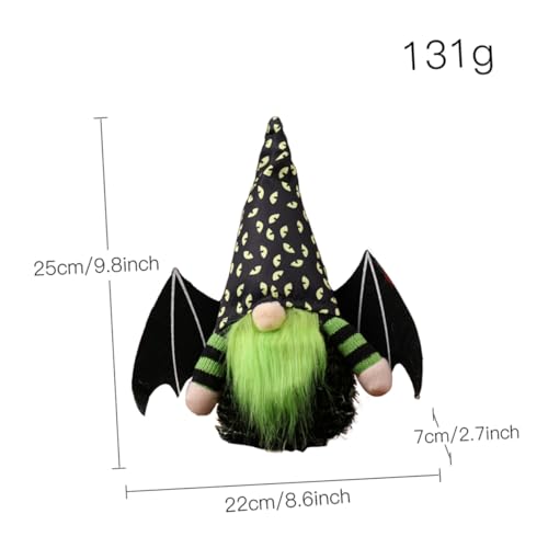Ciieeo Halloween Gnome Doll Decoration Faceless Dwarf Crafts for Festive Home Decor Lightweight Portable Holiday Ornaments for Desktop Garden Bedroom and Office