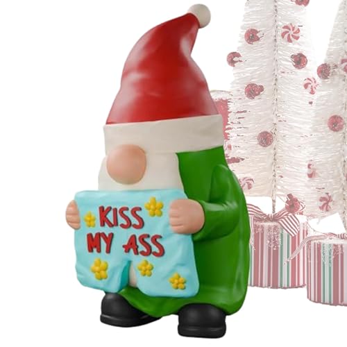 Mlllokfki Naughty GNOME Holiday Decor, Cute Christmas GNOME, GNOME Figurines for Yard, Christmas Holiday GNOME Decor, GNOME Decorations for Home