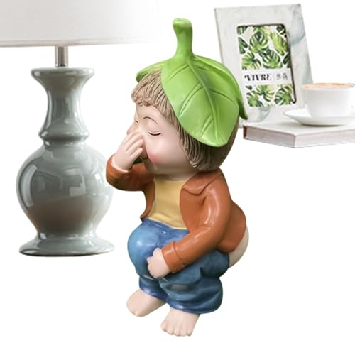 Pooping Dwarf, Naughty Funny Toilet Gnome Statue, Gnome Yard Decorations, Hilarious Lawn Decor, Creative Prank Garden Accessories for Funny Home, Patio, Balcony, Naughty Funny Toilet Gnome Statues
