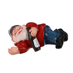Cabilock 3pcs Dwarf Shaped Garden Gnome Statue Creative Resin Outdoor Adornment Funny Lawn Decoration for Garden and Landscape and Safe Ornament