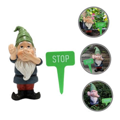 2 Sets Garden Gnome Statue of Adorable Miniature Gnome Decor for Garden Unique Resin Ornament for Outdoor Landscaping and Festive Charm