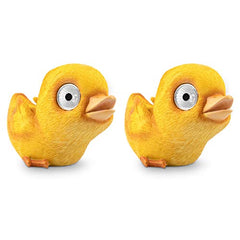 Solar Garden Baby Duckling Decoration (Set of 2) | Outdoor Yard Decor - Lawn Ornaments | Solar Decorative Lights for Patio, Balcony, Deck | Weather Resistant - LED | Housewarming Gift (Set of 2)