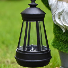 Solar Gnomes Decor, Garden Gnome Statue, Cute Outdoor Sculpture with Solar Lantern, 6.3x3.15x0.98 inches Yard Decoration, Ideal for Home, Lawn Inside, Family, Kids and Friends