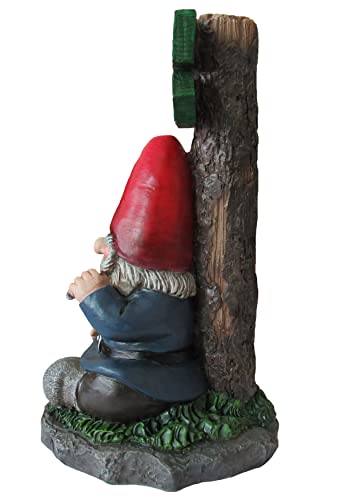 World of Wonders Take The High Road Gnome Sign | Porch Decoration Garden Gnome Statue | Stoner Ave. Baked St Novelty Garden Patio Funny Decor - 7"