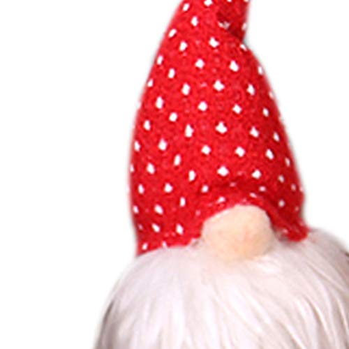 VALICLUD 2pcs christmas decorations indoor xmas hanging decor ornament christmas hanging swedish gnomes lighting plush swedish gnome doll plush gnomes glowing Gnome home decoration LED Tom
