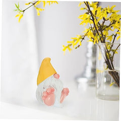 Ciieeo Naughty Garden Gnome Statue Large Feet Creative Resin Gnome Figurine for Outdoor Decor Unique Home Decoration for Garden Patio and Indoor Spaces