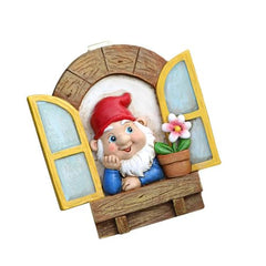 YIZITU Reading Gnomes Tree Faces Decors Outdoor Yard Statues Hanging For Garden Resin And Flower Pots Landscape Owl Hanging Ornaments