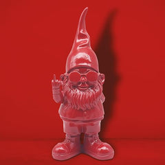 Lesser & Pavey Gnomes Behaving Badly Red 20cm Figurines Statues For Home Decor | Ideal Ornaments Friendship Gifts For Women & Men | Lovely Table Centerpiece & Living Room Accessories