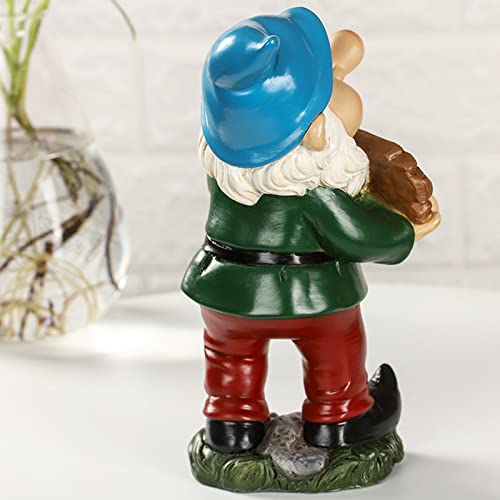 ereqeip Garden Gnomes Outdoor Funny | Lantern Dwarf Welcome Gnomes - Funny Garden Gnome Gifts Naughty Gnomes Garden Statue Yard Gnomes