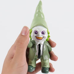 LRNIOT Middle Finger Gnomes Horror Decor Garden Statue Garden Gnome Middle Finger Gifts Funny Gifts for Home and Office 5.5"