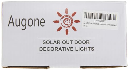 Solar Garden Lights, Honey Bee Fairy String Lights, 7M/24Ft 8 Mode Waterproof Outdoor/Indoor Garden Lighting for Flower Fence, Lawn, Patio, Festoon, Summer Party, Christmas, Holiday(Warm White)