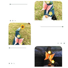 Gnome Garden Statue | Resin Gnome Figurine Dwarf Sculpture,Waterproof Dwarf Figurine with Solar LED Lights for Backyard Lawn Patio Porch Outside