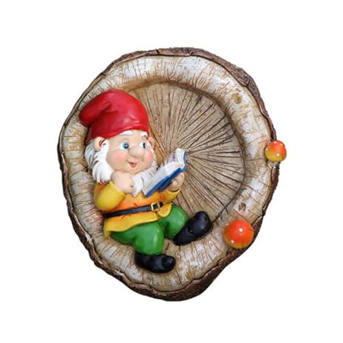 Xuancai Outdoor Tree Faces Hanging Gnomes Decors For Yard And Garden Resin With Miniature Landscape Ornaments Nature Styles Decors