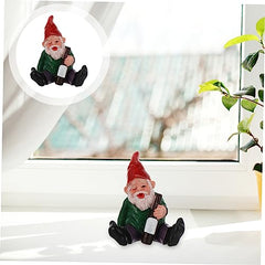 Cabilock Funny Resin Gnome Statue for Garden Decoration Whimsical Drunk Dwarf Ornament for Outdoor Lawn Patio and Miniature Landscapes Creative Home Decor