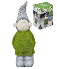 Roots & Shoots Gnome Ornament 17cm Resin & Flock Garden Outdoor Gift Present Grandad Dad Mum