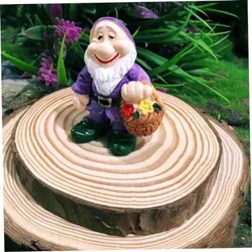 14PCS Fairy Garden Gnome Statue Mini Dwarf Elf Resin Sculpture Potted Micro Landscape