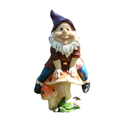 SUPVOX 1Pc Outdoor Garden Resin Dwarf Statue Decorative Gnome Figurine for Home and Patio Durable Design for Garden Ornamentation for Family