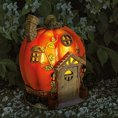 Smart Garden Products 1020988 Solar Powered Humpkin House Elvedon Collection Orange