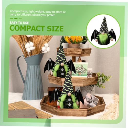 Ciieeo Halloween Gnome Doll Decoration Faceless Dwarf Crafts for Festive Home Decor Lightweight Portable Holiday Ornaments for Desktop Garden Bedroom and Office