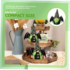 Ciieeo Halloween Gnome Doll Decoration Faceless Dwarf Crafts for Festive Home Decor Lightweight Portable Holiday Ornaments for Desktop Garden Bedroom and Office