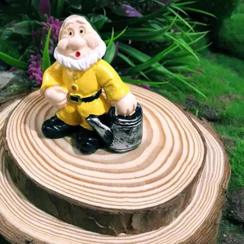 14PCS Fairy Garden Gnome Statue Mini Dwarf Elf Resin Sculpture Potted Micro Landscape