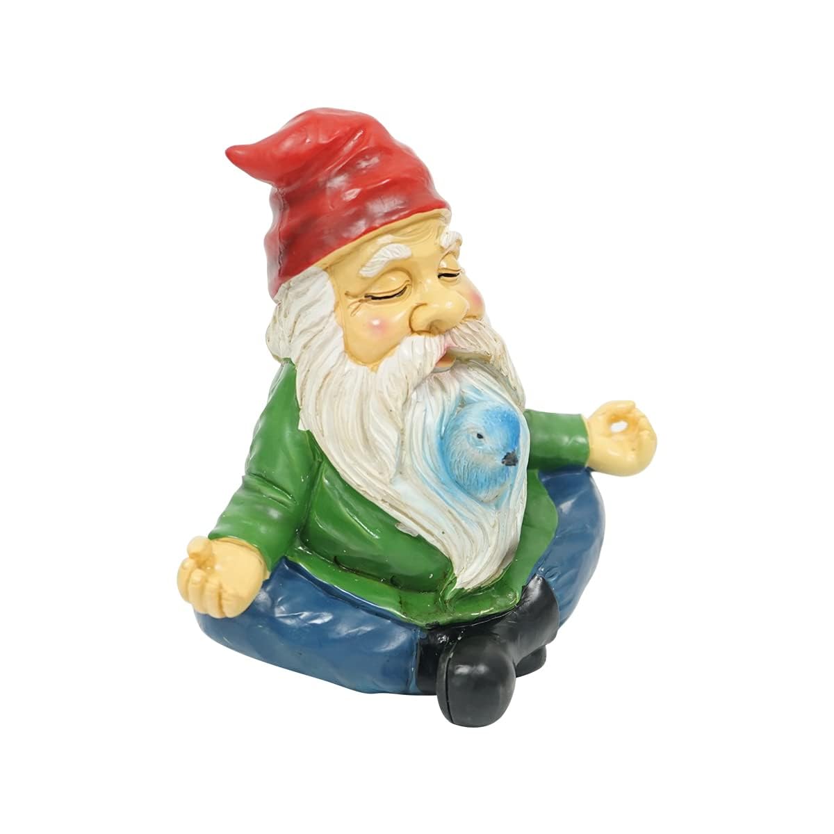 EraSpooky 6" Resin Gnomes Statues Outdoor Decor, Novelty Sculptures Yard Decorations Patio Lawn Ornament, Funny Holidays Garden Gifts