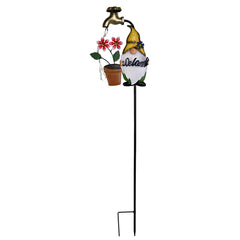 Zqkimzi Solar Landscape Lighting, Christmas Solar Lights, Outdoor Pathway Lights, Cartoon Gnome Solar Garden Stakes for Outdoor Christmas Decorations, Pathway Lighting, and Winter Yard Decor