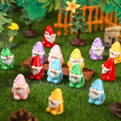 GGSTDDUP 60 Pcs Mini Gnomes, Mini Resin Gnomes Statues, Tiny Figures Miniature Gnome Figurines, Cute Garden Dwarf Fairy Gifts Statues Decor for Landscapes Outdoor Patio Yards Lawn