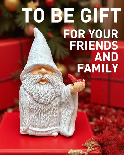 YYDGZG Funny Gnomes, 5.9in Pipe Naughty Gnomes Garden Statue Decor for Home Outdoor Patio Lawn Yard Halloween Housewarming Easter Gift (Statue C)