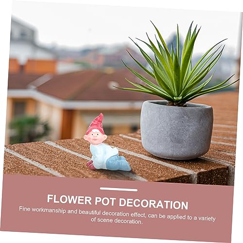 Happyyami 3 Sets Dwarf Frog Ornament Frog Figurines Frogs Garden Ornaments Swaddle Solar Mini Painting Home Pigeon Gnomes Cute Frog Stuff outside Large Owl Decor Resin