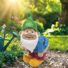Lesser & Pavey Naughty Gnome 11" Gnomes Behaving Badly Figurines Statues For Home Decor | Ideal Ornaments Friendship Gifts For Women & Men | Lovely Table Centerpiece & Living Room Accessories