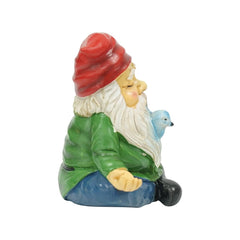 EraSpooky 6" Resin Gnomes Statues Outdoor Decor, Novelty Sculptures Yard Decorations Patio Lawn Ornament, Funny Holidays Garden Gifts