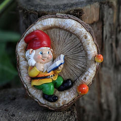 Xuancai Outdoor Tree Faces Hanging Gnomes Decors For Yard And Garden Resin With Miniature Landscape Ornaments Nature Styles Decors