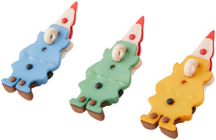 Dress it Up Button Garden Gnomes 39 x 16 mm 3 pcs. Multicolour, Multi-Colour, 10 x 8 x 1 cm