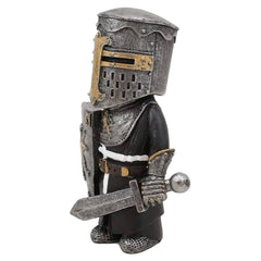 Garden Gnome Guard, Resin Sculpture Ornament Decor, Funny Knights of the Cross Templar Gnome Sculptures Resin Statue, Resin Craft Ornaments for Lawn