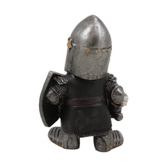 Garden Gnome, Gothic Knight Guardian Dwarf, Medieval Crusader Miniature European Knight Garden Statue Sculpture, Waterproof Resin Ornament, Garden Figures Decoration, for Home, Yard, Lawn, Garden