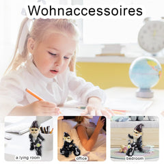 agctrler Biker Gnomes Garden Ornaments, 13 cm Funny Gnome Riding Motorcycle Outdoor Statues, Resin Dwarf Figurine Riding Motorcycle, Waterproof Gnome Figurine for Garden Yard Patio Lawn Decoration