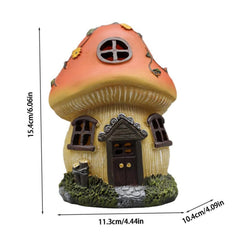MOUNTTU Fairy Doors for Trees Outdoor, Fairy House Waterproof Resin Garden Statues for Yard Lawn Decor