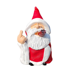 GJFASGF Middle Finger Gnomes Statues, Funny Smoking Wizard, Naughty Sculpture for Outdoor Indoor Patio Yard Lawn Porch Home Ornaments Garden Decoration