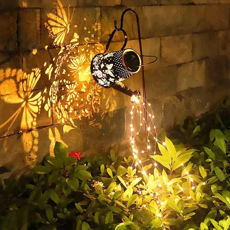 ACUYE Solar Butterfly Garden Lights, Waterproof 36 LED String Lights, Solar Outdoor Decorations Ornaments for Garden Patio Porch Yard