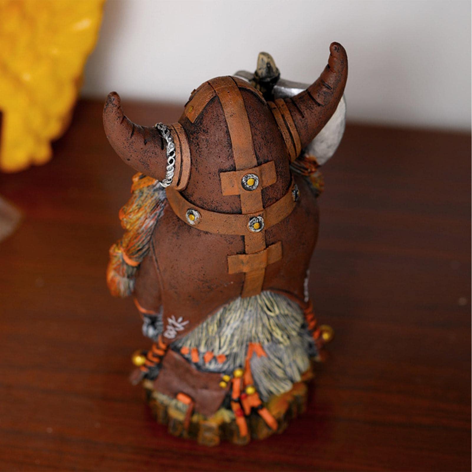 Voiakiu Garden Statue - Victor Axe Warrior Dwarf GNOME Outdoor Garden Decoration Viking Axe Warrior Sculpture Ornaments