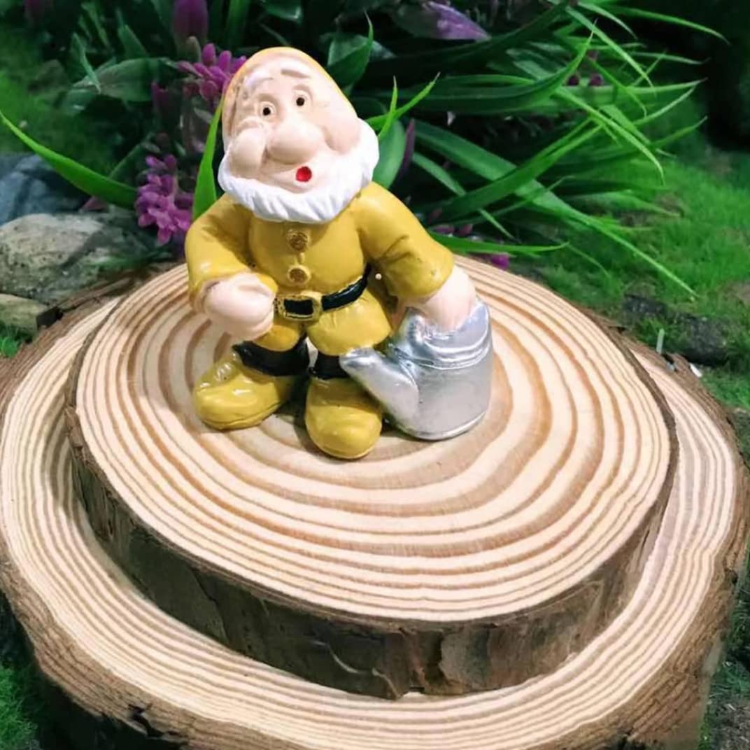 14PCS Garden Gnome Fairy Garden Gnome Statue Mini Dwarf Elf Resin Sculpture Potted Micro Landscape