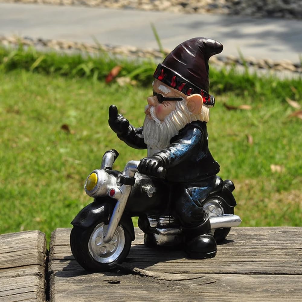 Garden Gnome Ornaments Funny Garden Ornaments Outdoor Goblin Art Decoration for Novelty Lawn Gnomes Outdoor or Indoor Garden Decorations Multicolour