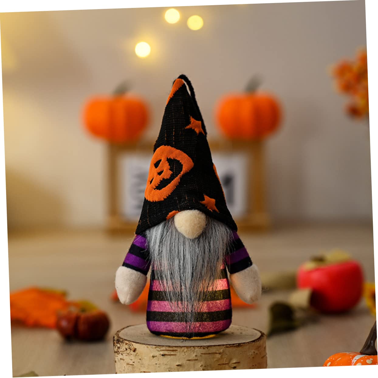 Cabilock 4pcs Halloween Gnome Ornaments Lighting Gnome Pendants Hanging Gnome Dolls Mushroom Solar Lights Elegant Home Decor