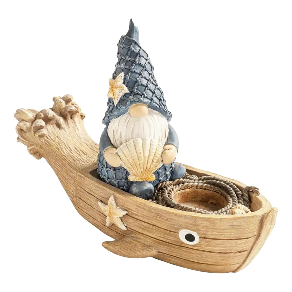 Générique GNOME Figurines, Nautical Dwarf Ornaments, Tabletop GNOME Decor with Whimsical Seaside Inspired Charm Design for Home, Bathroom, Ot Poolside Decor, 1 Piece
